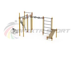 Купить Спортивный комплекс для инвалидов-колясочников WRK-D17_76mm в Звереве 