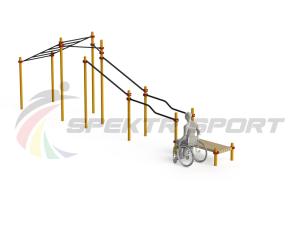 Купить Спортивный комплекс для инвалидов-колясочников WRK-D22_76mm в Звереве 