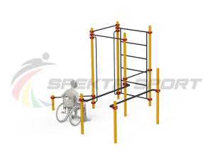 Купить Спортивный комплекс для инвалидов-колясочников WRK-D18_76mm в Звереве 