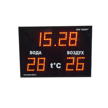 Купить Часы-термометр СТ1.13-2t для бассейна в Звереве 